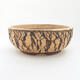 Ceramic bonsai bowl 16 x 16 x 6 cm, cracked color - 1/3