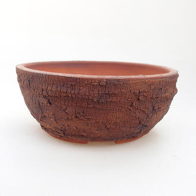 Ceramic bonsai bowl 15 x 15 x 6.5 cm, cracked color - 1