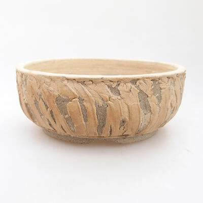 Ceramic bonsai bowl 15.5 x 15.5 x 6.5 cm, cracked color - 1