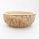 Ceramic bonsai bowl 15.5 x 15.5 x 6.5 cm, cracked color - 1/3