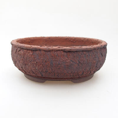 Ceramic bonsai bowl 16 x 16 x 6.5 cm, cracked color - 1