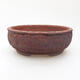 Ceramic bonsai bowl 16 x 16 x 6.5 cm, cracked color - 1/3