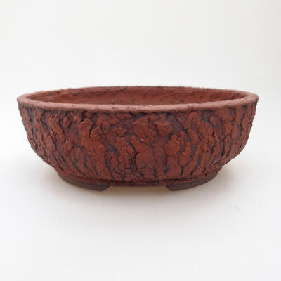 Ceramic bonsai bowl 20 x 20 x 6.5 cm, cracked color - 1