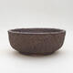 Ceramic bonsai bowl 16 x 16 x 6.5 cm, cracked color - 1/3