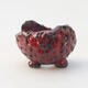 Ceramic shell 7 x 7 x 5 cm, color red - 1/3