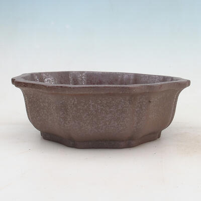 Bonsai bowl 23 x 23 x 7.5 cm, natural color - 1