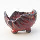 Ceramic shell 7 x 7 x 5.5 cm, color red - 1/3