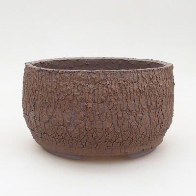Ceramic bonsai bowl 12 x 12 x 7.5 cm, cracked color - 1