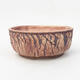 Ceramic bonsai bowl 19.5 x 19.5 x 8.5 cm, color cracked - 1/3