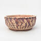 Ceramic bonsai bowl 17.5 x 17.5 x 7.5 cm, cracked color - 1/3
