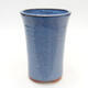 Ceramic bonsai bowl 10 x 10 x 15 cm, color blue - 1/3
