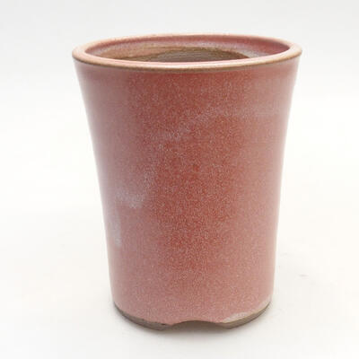 Ceramic bonsai bowl 8 x 8 x 10.5 cm, color pink - 1