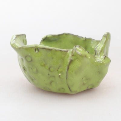 Ceramic shell 7 x 7 x 5 cm, color green - 1
