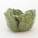 Ceramic shell 8 x 7 x 5.5 cm, color green - 1/3