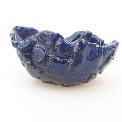 Ceramic shell 8 x 8 x 4 cm, color blue - 1