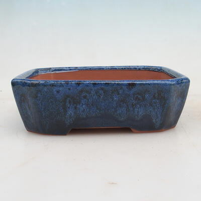 Bonsai bowl 17 x 14 x 5 cm, color blue - 1