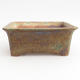 Ceramic bonsai bowl - fired in gas oven 1240 ° C - 2nd quality - 1/4