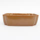 Ceramic bonsai bowl - 2nd quality 18 x 13 x 5 cm, gray-orange color - 1/4