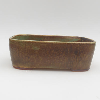 Ceramic bonsai bowl 23 x 18 x 5 cm, color green - 1