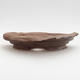Ceramic bonsai bowl 21 x 21 x 4,5 cm, gray color - 1/4