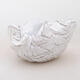 Ceramic shell 7 x 7 x 5 cm, white color - 1/3