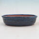 Bonsai bowl 18.5 x 14.5 x 4.5 cm, color blue - 1/6