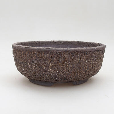 Ceramic bonsai bowl 17 x 17 x 7 cm, cracked color - 1