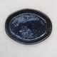 Bonsai water tray H 05 - 10 x 7,5 x 1 cm, black glossy - 1/2