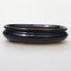 Ceramic bonsai bowl H 15 - 26,5 x 17 x 6 cm, black glossy - 1/3