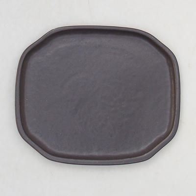 Bonsai water tray H 31 - 15 x 12,5 x 1 cm, black matt - 1