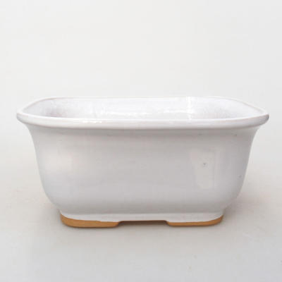 Ceramic bonsai bowl H 36 - 17 x 15 x 8 cm, white - 1