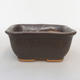 Ceramic bonsai bowl H 38 - 12 x 10 x 5.5 cm, Brown - 1/3