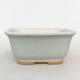 Ceramic bonsai bowl H 38 - 12 x 10 x 5.5 cm, green - 1/3