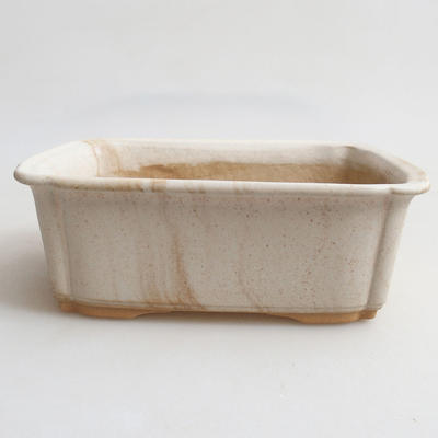 Bonsai bowl H 50 - 16.5 x 12 x 6 cm, beige - 1