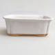Bonsai bowl H 50 - 16.5 x 12 x 6 cm, white - 1/3