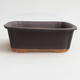 Bonsai bowl H 50 - 16.5 x 12 x 6 cm, black matt - 1/3