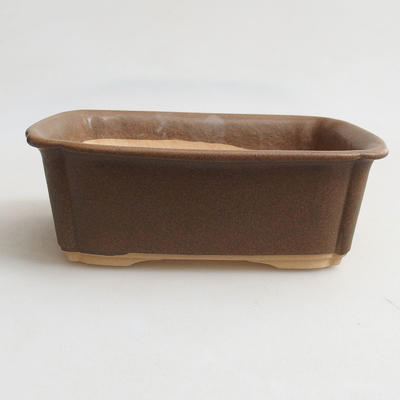Bonsai bowl H 50 - 16.5 x 12 x 6 cm, Brown - 1