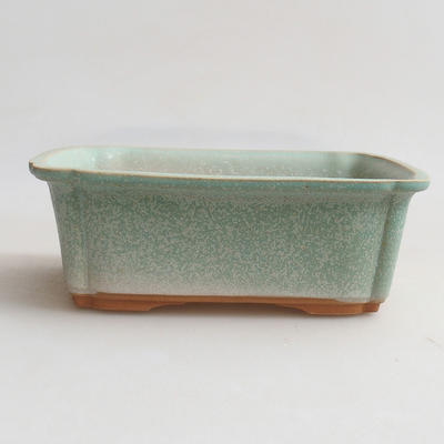 Bonsai bowl H 50 - 16.5 x 12 x 6 cm, green - 1