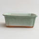 Bonsai bowl H 50 - 16.5 x 12 x 6 cm, green - 1/3