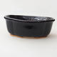 Bonsai bowl H 75 - 19 x 14 x 7 cm, black glossy - 1/3