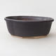 Bonsai bowl H 75 - 19 x 14 x 7 cm, black matt - 1/3