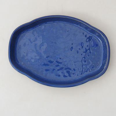 Bonsai saucer H 75 - 19.5 x 13.5 x 1.5 cm, blue - 1