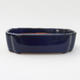 Ceramic bonsai bowl 18 x 12,5 x 5 cm, color blue - 1/4