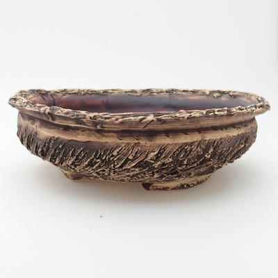 Ceramic bonsai bowl 2nd quality - fired in gas oven 1240 ° C - 1