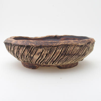 Ceramic bonsai bowl 2nd quality - fired in gas oven 1240 ° C - 1