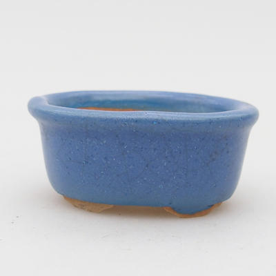 Mini bonsai bowl 4,5 x 3 x 2 cm, color blue - 1
