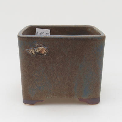 Ceramic bonsai bowl - fish - 1