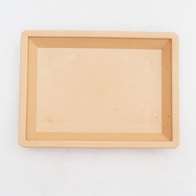 Bonsai saucer plastic PP-1 beige 15 x 11 x 1.8 cm - 1