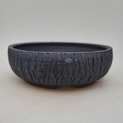 Ceramic bonsai bowl 20 x 20 x 6.5 cm, color cracked - 1