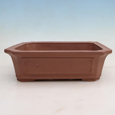 Bonsai bowl 31 x 25 x 9.5 cm, color brown - 1